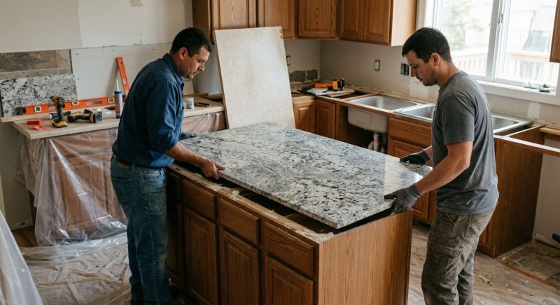 Custom Countertop Installation in Lake County, IL